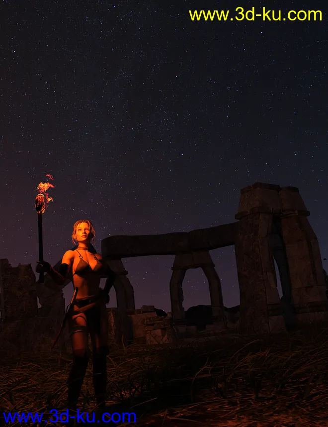 Orestes Iray HDRI Skydomes - Darkest Night模型的图片1
