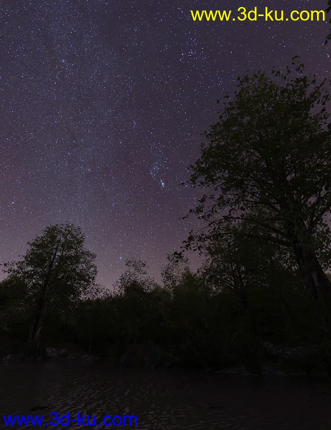 Orestes Iray HDRI Skydomes - Darkest Night模型的图片3