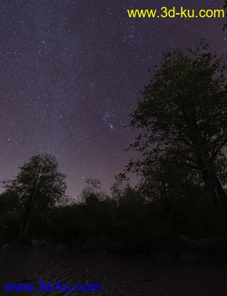 3D打印模型Orestes Iray HDRI Skydomes - Darkest Night的图片