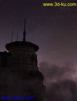 3D打印模型Orestes Iray HDRI Skydomes - Darkest Night的图片
