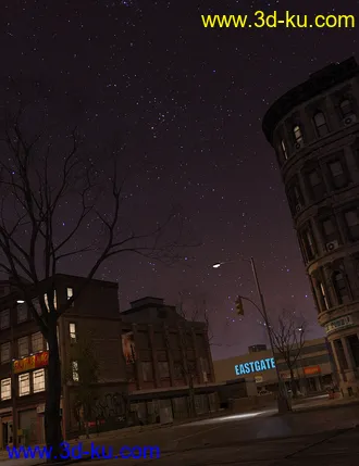 3D打印模型Orestes Iray HDRI Skydomes - Darkest Night的图片