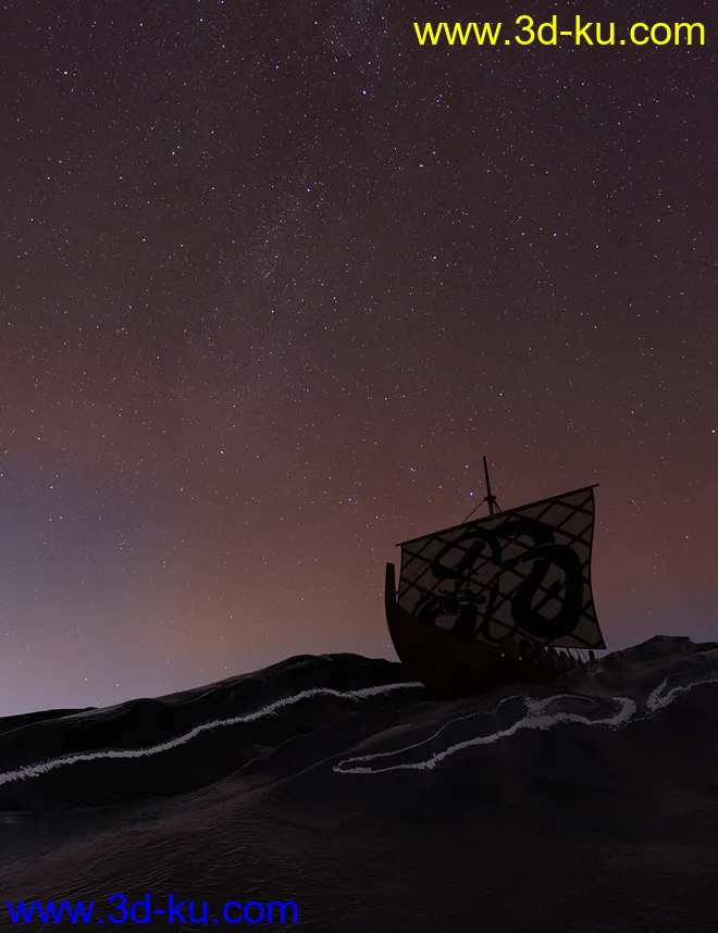 Orestes Iray HDRI Skydomes - Darkest Night模型的图片6
