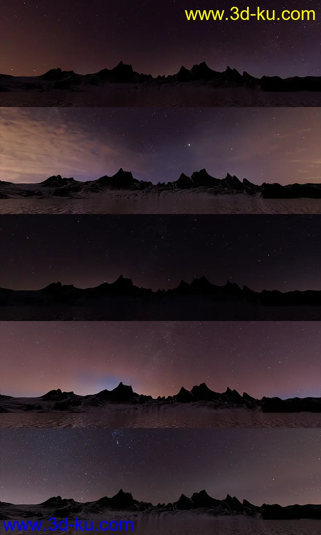 Orestes Iray HDRI Skydomes - Darkest Night模型的图片8