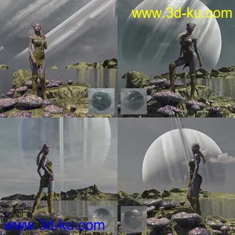 3D打印模型Orestes Iray HDRI Skydomes - Oblivion的图片