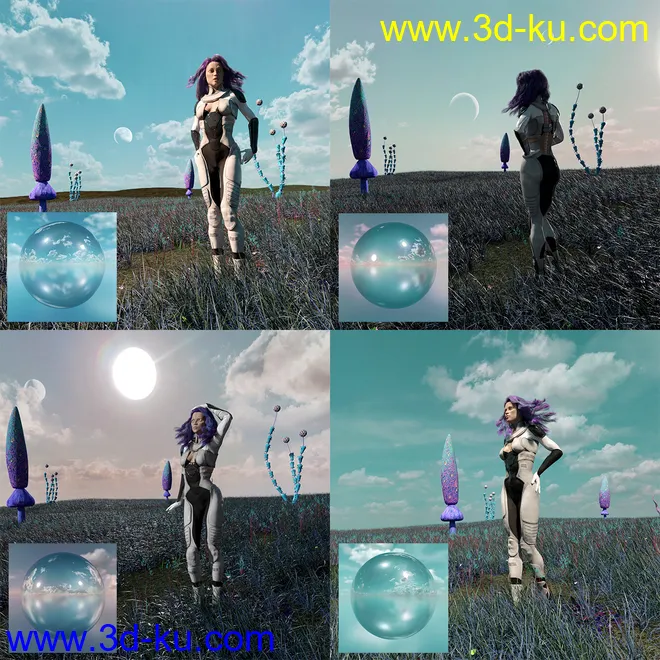 Orestes Iray HDRI Skydomes - Twin Suns of Durnn模型2 Orestes Iray HDRI Skydomes - Twin Suns of Durnn模型的图片2