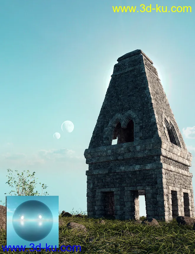 Orestes Iray HDRI Skydomes - Twin Suns of Durnn模型3 Orestes Iray HDRI Skydomes - Twin Suns of Durnn模型的图片3