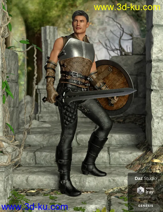 Paladin of Solitude Outfit Textures模型的图片2