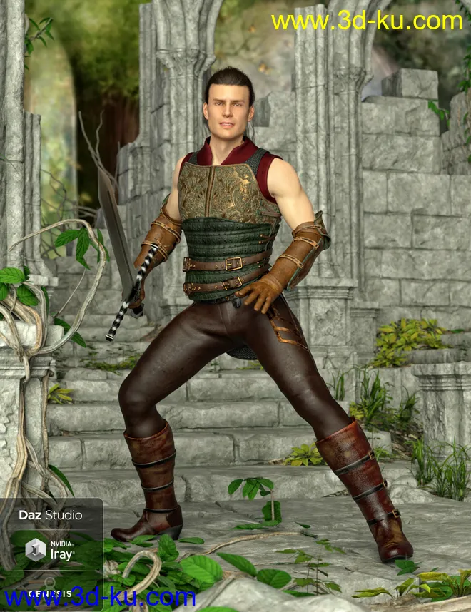 Paladin of Solitude Outfit Textures模型的图片3