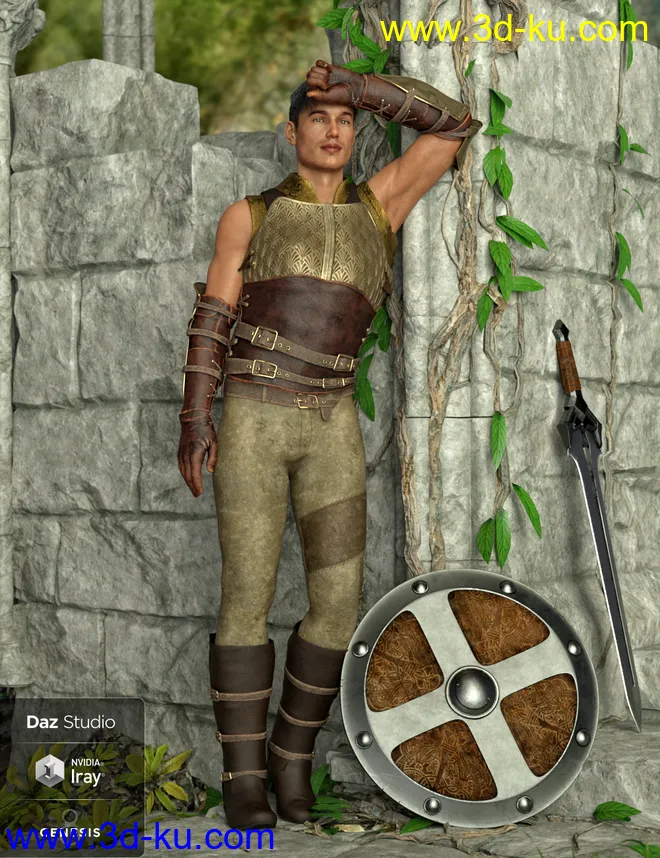 Paladin of Solitude Outfit Textures模型的图片4