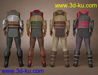 3D打印模型Paladin of Solitude Outfit Textures的图片