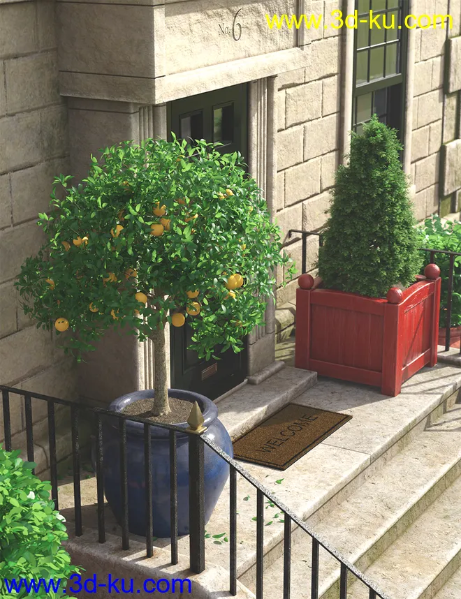 Predatron Ornamental Trees and Bushes模型的图片1