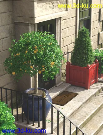 3D打印模型Predatron Ornamental Trees and Bushes的图片