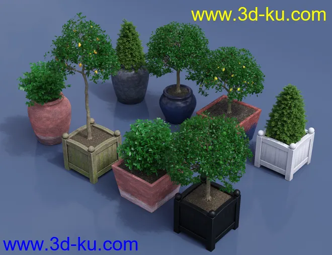 Predatron Ornamental Trees and Bushes模型的图片9