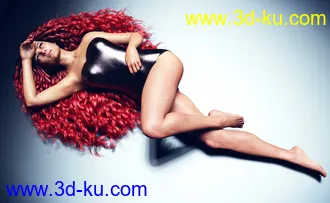 3D打印模型Primavera Hair with dForce for Genesis 8 Female(s)的图片