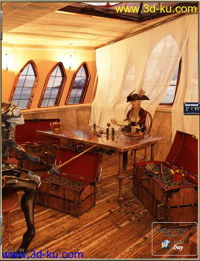 PW Pirate Treasure模型的图片1