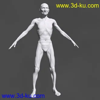 3D打印模型Raven Mocker HD for Genesis 8 Male的图片