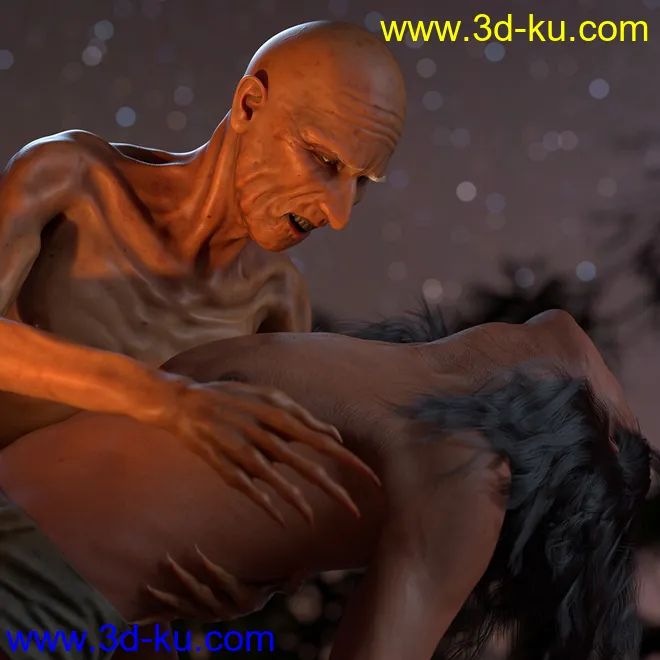 Raven Mocker HD for Genesis 8 Male模型的图片9