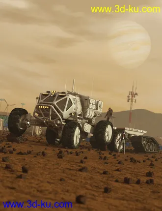 3D打印模型Romulus-01 Rover的图片