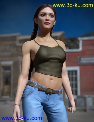 3D打印模型Rory HD for Genesis 8 Female的图片