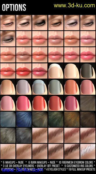 3D打印模型Rory HD for Genesis 8 Female的图片