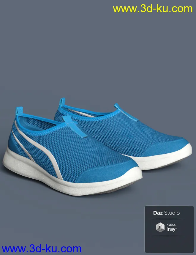 S3D Casual Sneakers for Genesis 8 Female(s)模型的图片5