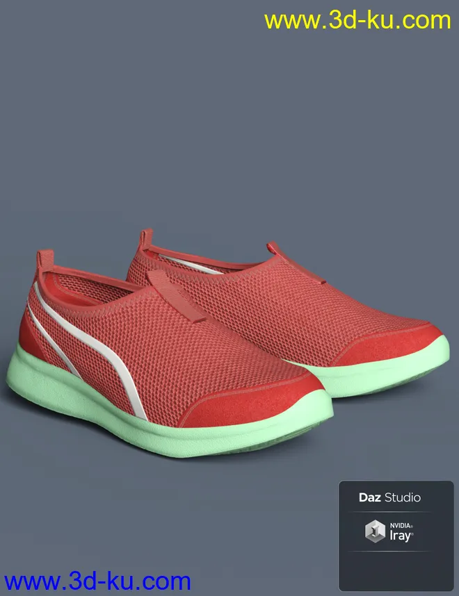 S3D Casual Sneakers for Genesis 8 Female(s)模型的图片7