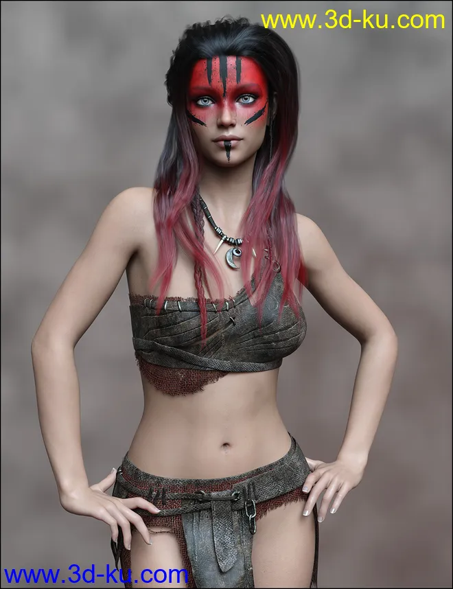 SASE Nevaeh for Genesis 8 Female模型的图片4