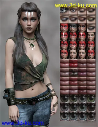 3D打印模型SASE Nevaeh for Genesis 8 Female的图片