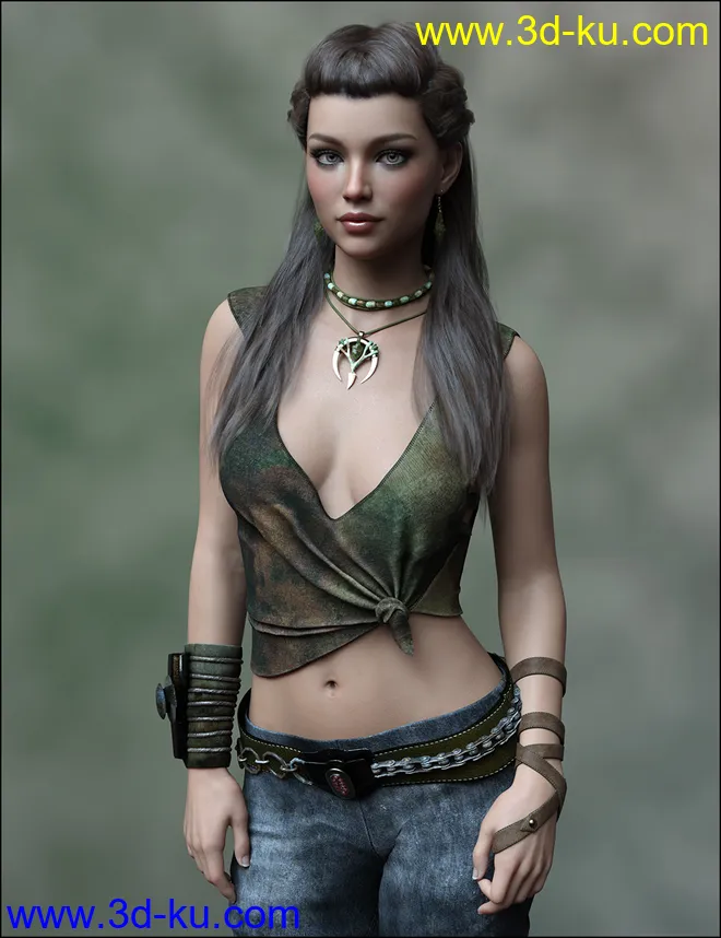 SASE Nevaeh for Genesis 8 Female模型的图片6