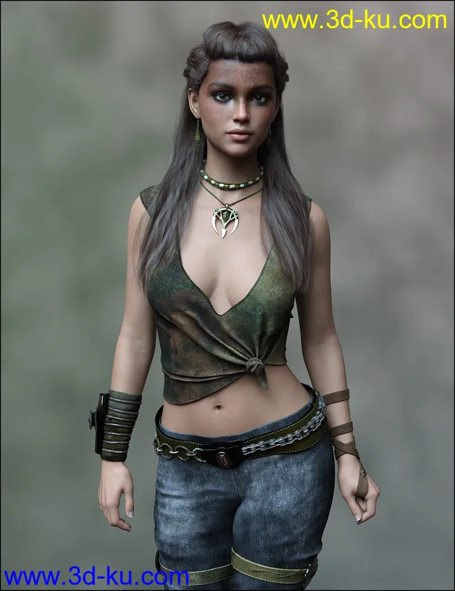 SASE Nevaeh for Genesis 8 Female模型的图片9