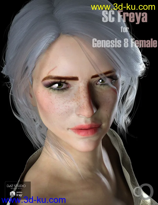 SC Freya for Genesis 8 Female模型的图片1