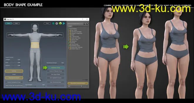 Shape Gen for Genesis 3 and 8模型的图片4