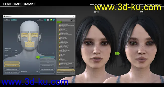 Shape Gen for Genesis 3 and 8模型的图片5