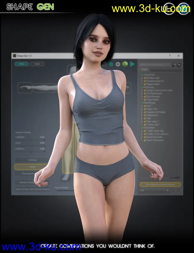 Shape Gen for Genesis 3 and 8模型的图片7