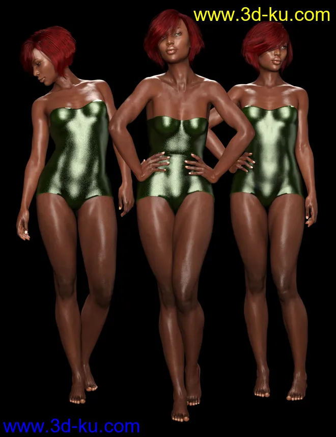 Shimuzu's Evah Poses for Monique 8 and Victoria 8模型的图片3