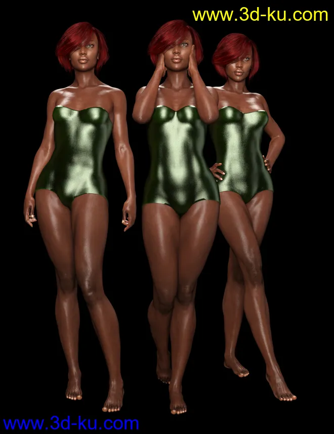 Shimuzu's Evah Poses for Monique 8 and Victoria 8模型的图片4