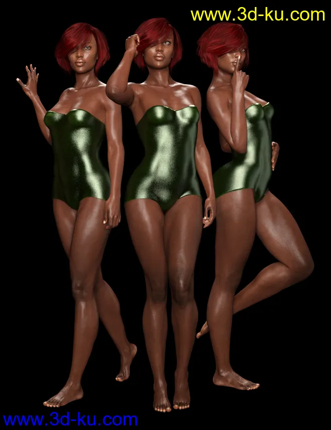 Shimuzu's Evah Poses for Monique 8 and Victoria 8模型的图片5