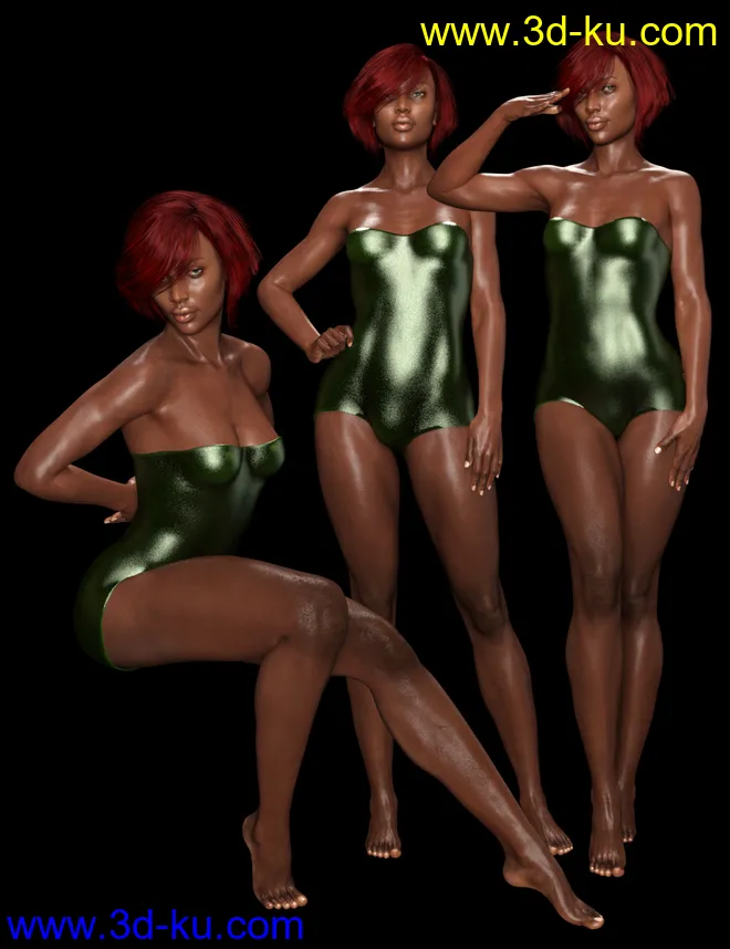 Shimuzu's Evah Poses for Monique 8 and Victoria 8模型的图片7