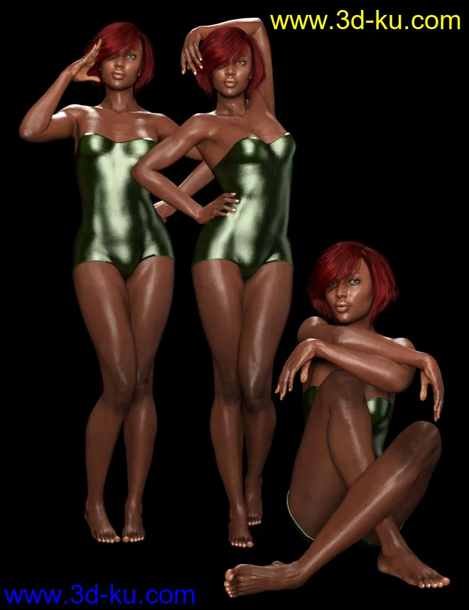 Shimuzu's Evah Poses for Monique 8 and Victoria 8模型的图片8