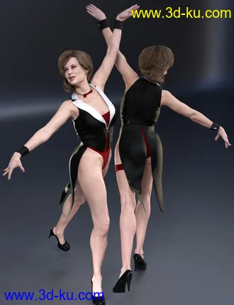 3D打印模型Show Girl Costume for Genesis 8 Female(s)的图片