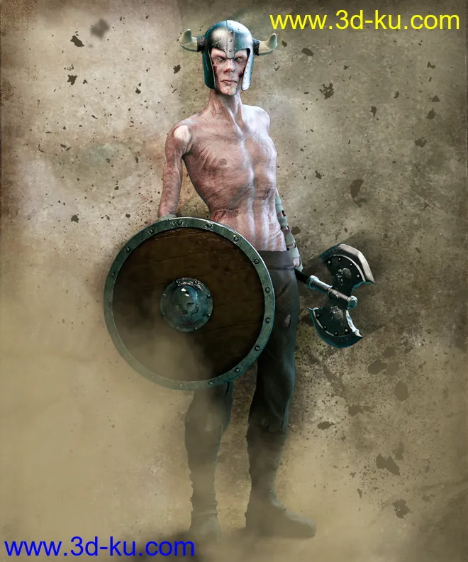 Skalle the Undead for Genesis 8 Male模型的图片2