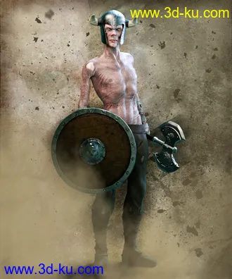 3D打印模型Skalle the Undead for Genesis 8 Male的图片