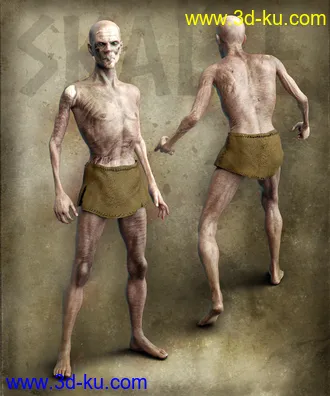 3D打印模型Skalle the Undead for Genesis 8 Male的图片