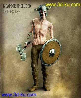 3D打印模型Skalle the Undead for Genesis 8 Male的图片