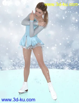 3D打印模型Skate Queen Poses for Genesis 8 Female的图片