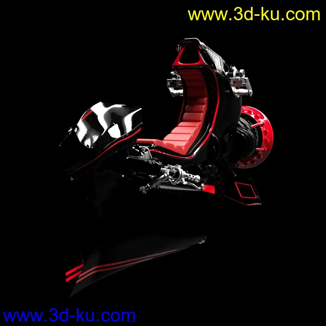 Speeder Bike and Outfit for Genesis 8 Female(s)模型的图片4