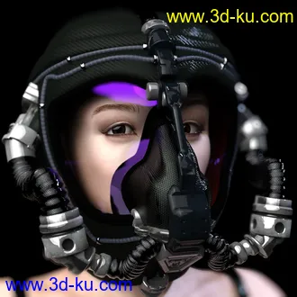 3D打印模型Speeder Bike and Outfit for Genesis 8 Female(s)的图片