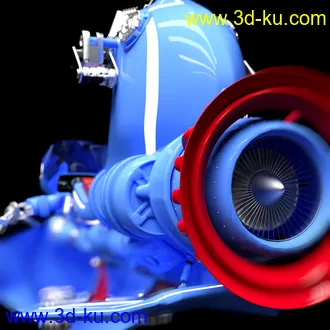 3D打印模型Speeder Bike and Outfit for Genesis 8 Female(s)的图片