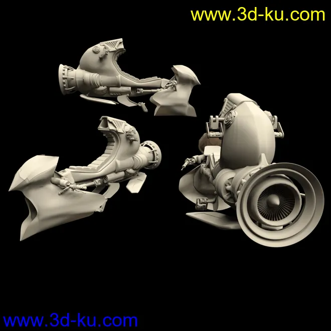 Speeder Bike and Outfit for Genesis 8 Female(s)模型的图片14