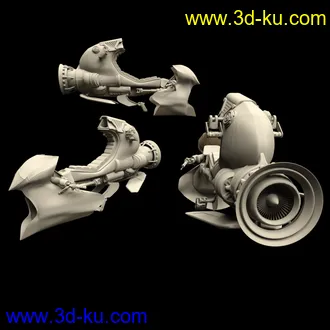 3D打印模型Speeder Bike and Outfit for Genesis 8 Female(s)的图片